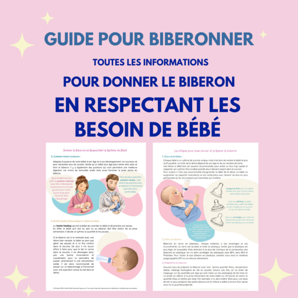 Guide pour apprendre à biberonner bébé